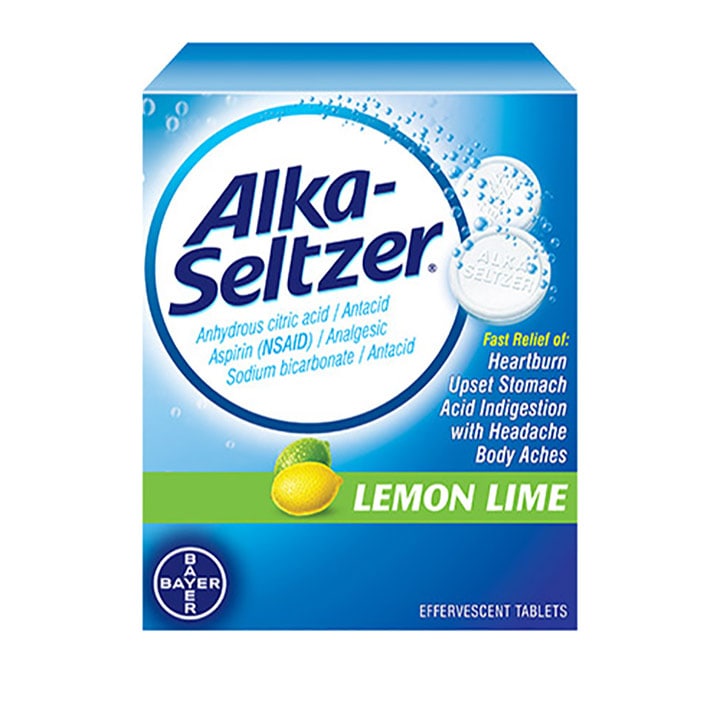 Alka-Seltzer® Lemon Lime Effervescent Tablets 